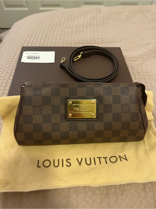 Louis Vuitton Handbags - Louis Vuitton Damier Ebene Brown & Gold Shoulder Bag